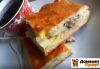 Рецепт Дріжджовий пиріг з м'ясом і картоплею