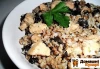 Рецепт Гречка з куркою і грибами