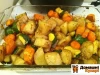 Рецепт Картопля з овочами запечена