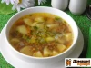 Рецепт Пісний суп із сочевиці