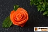Рецепт Троянди з моркви