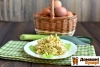 Рецепт Салат з цибулею-пореєм і яйцем