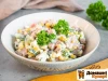 Рецепт Салат з шинкою, яйцем і кукурудзою