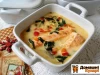 Рецепт Сирний суп з лососем