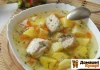 Рецепт Суп з осетрини з картоплею