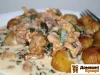 Рецепт Тушкована картопля з лисичками