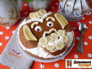 Рецепт Банановий торт Мавпочка фото
