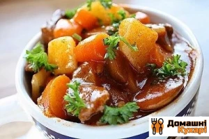 Рецепт Баранина тушкована з помідорами фото