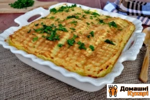 Рецепт Картопляна запіканка з овочами фото