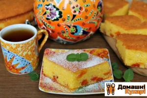 Рецепт Пиріг з кукурудзяної крупи фото