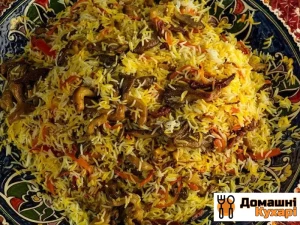 Рецепт Плов з вешенками фото