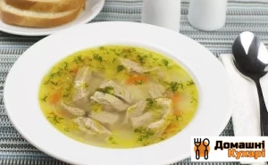 Рецепт Рисовий суп з м'ясом фото