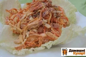 Рецепт Салат «Анастасія» з корейською морквою фото