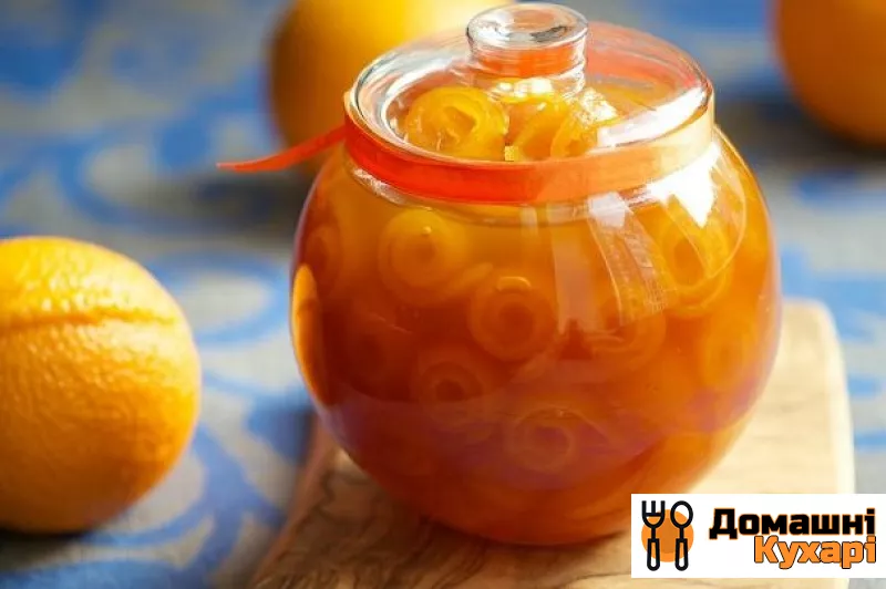 Рецепт Апельсинове варення п`ятихвилинка
