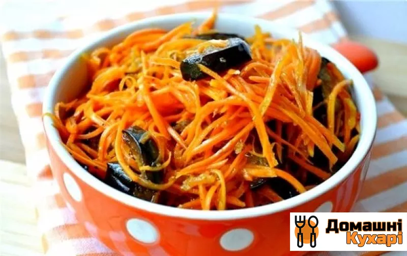 Рецепт Баклажани смажені з цибулею і морквою