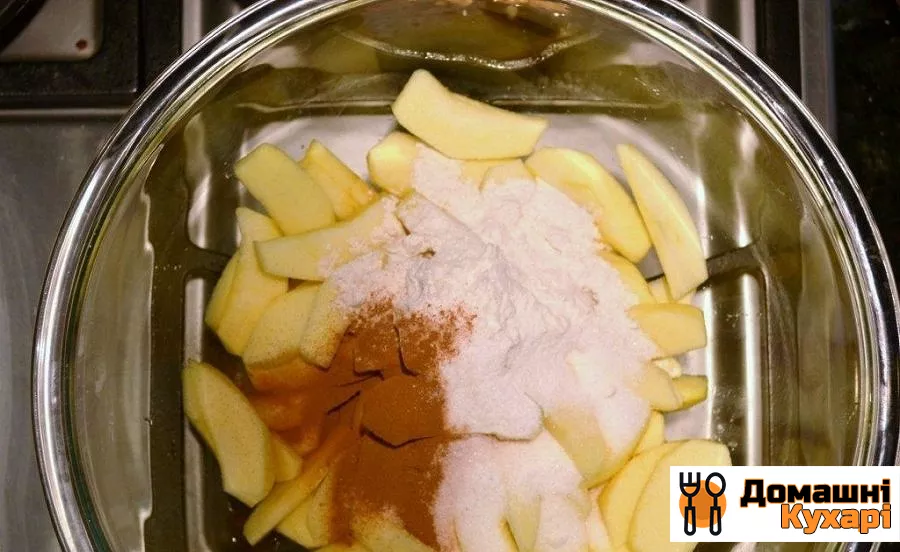Швидкий рецепт яблучного пирога - фото крок 4