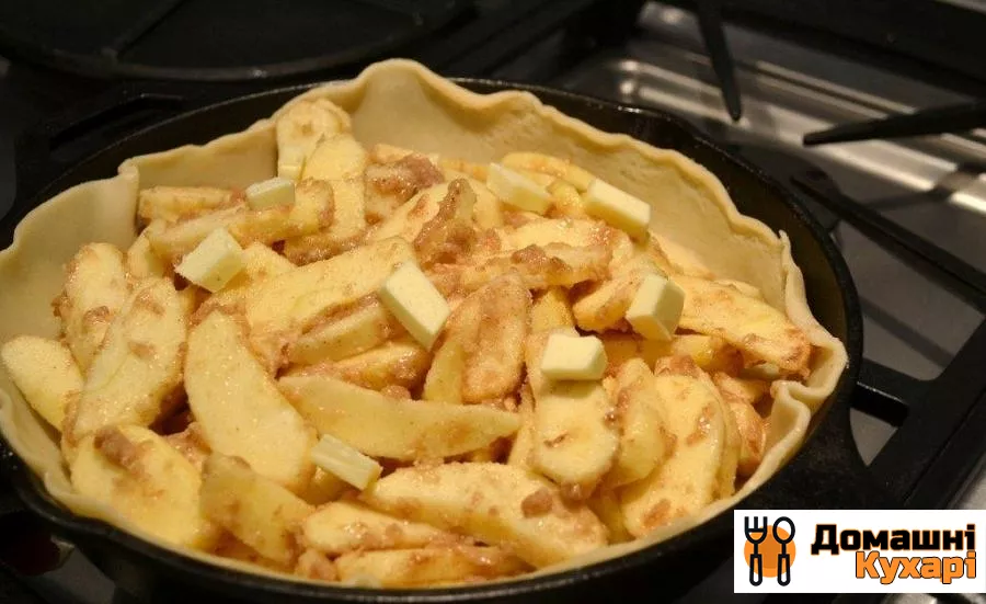 Швидкий рецепт яблучного пирога - фото крок 6