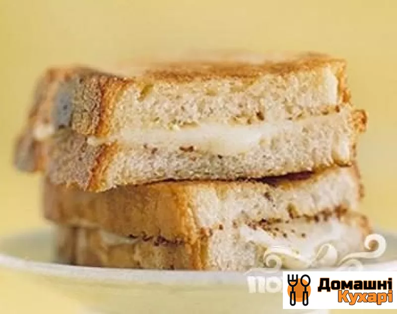 Рецепт Бутерброди з сиром і зернистою гірчицею