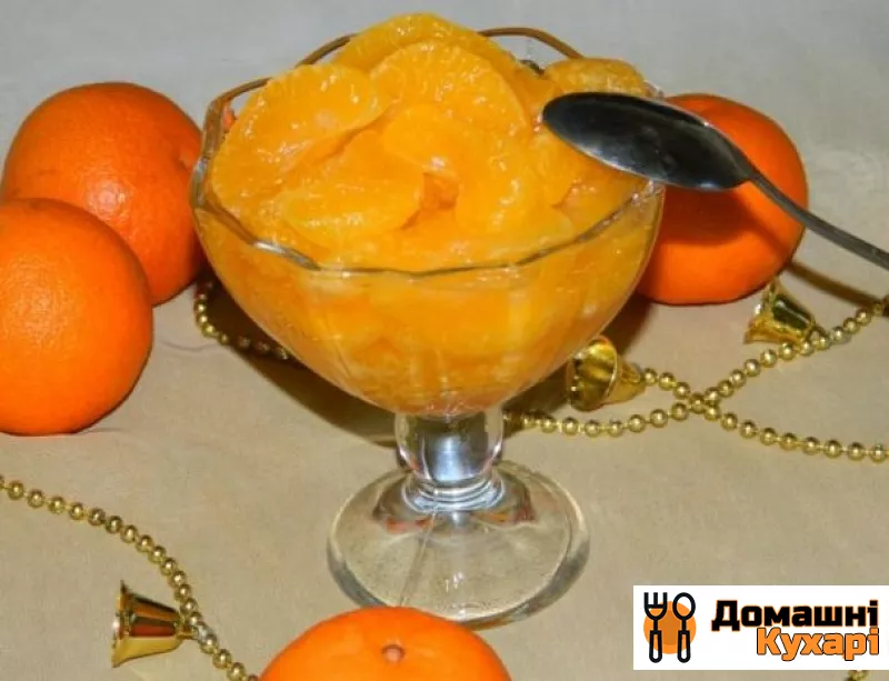 Рецепт Десерт з карамельних мандаринів