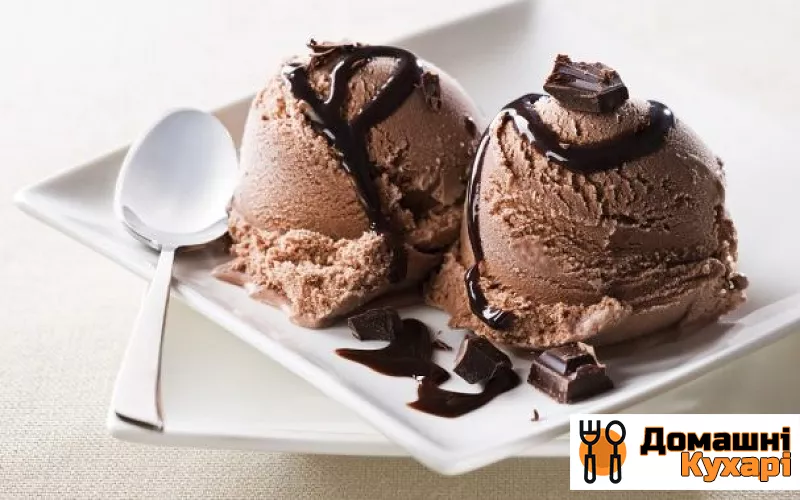 Рецепт Домашнє шоколадне морозиво