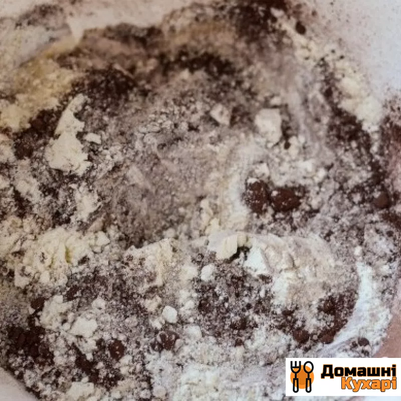 Подвійне шоколадне печиво - фото крок 1