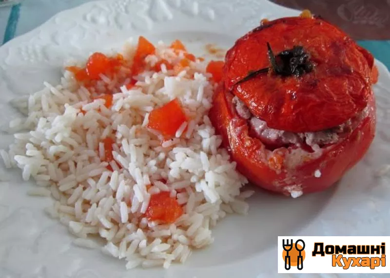 Рецепт Фаршировані помідори фаршем в духовці