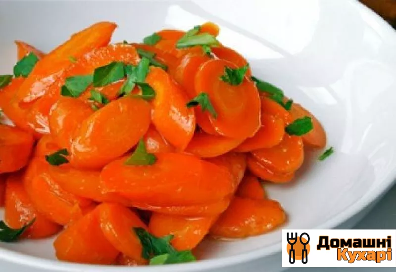 Рецепт Глазурована морква з імбиром