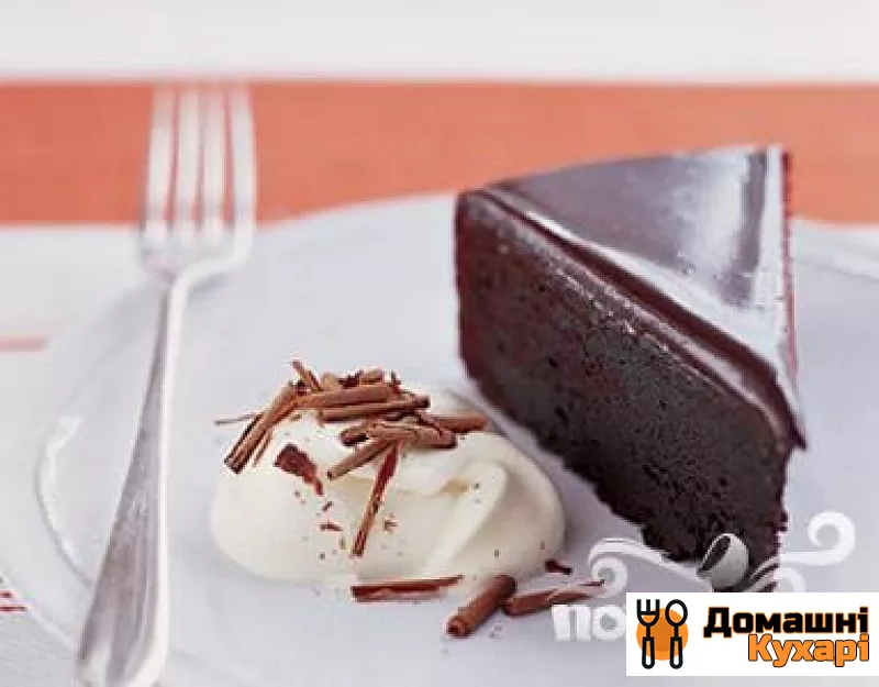 Рецепт Глазурований шоколадний пиріг