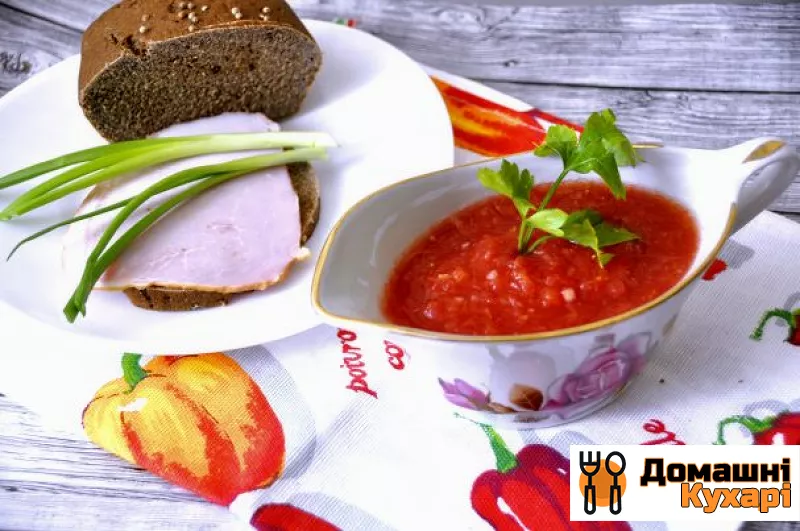 Рецепт Горлодёр з помідорів з часником