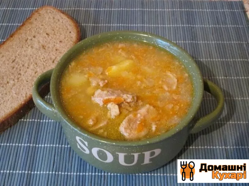Рецепт Гороховий суп зі свинини