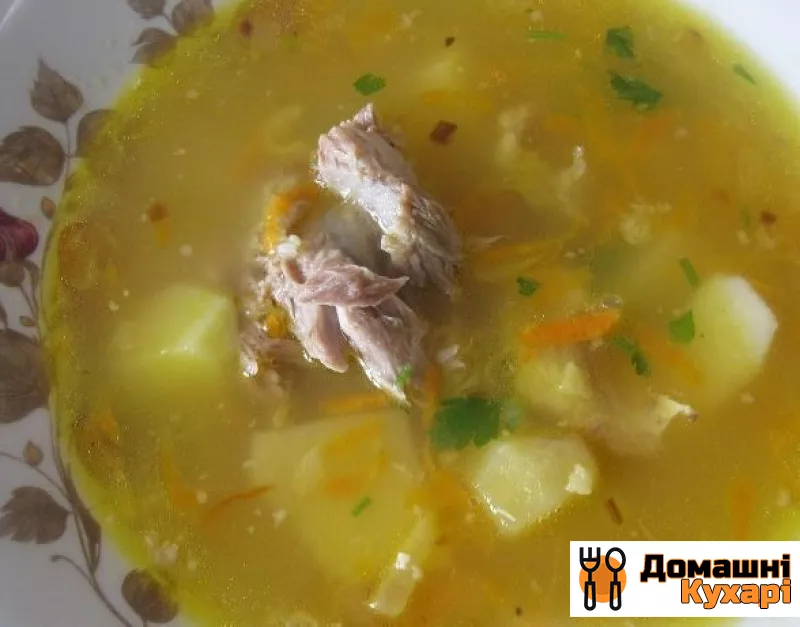 Рецепт Гороховий суп з бараниною