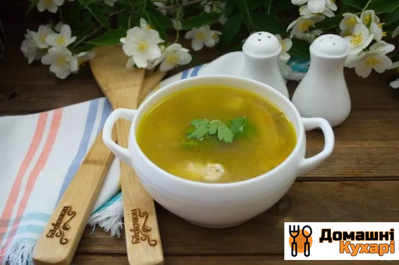 Рецепт Гороховий суп з курячими крилами