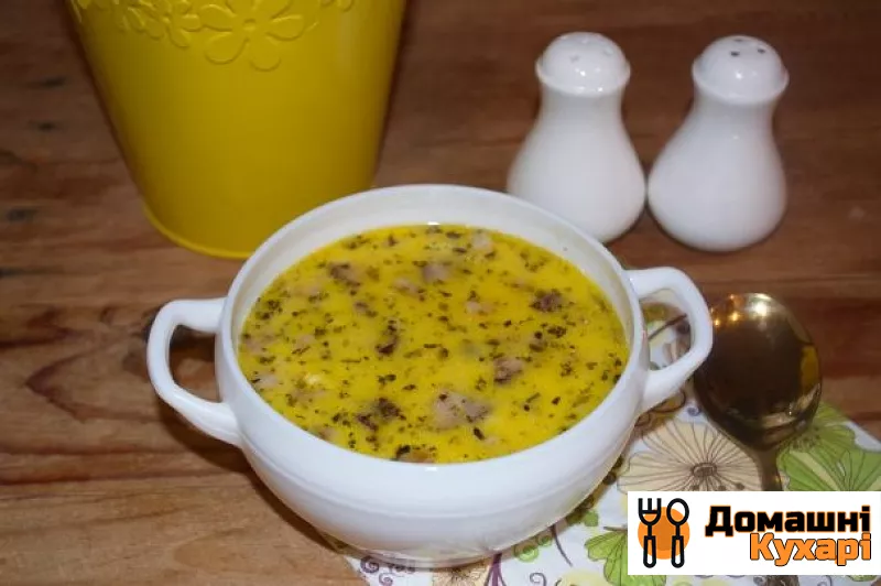 Рецепт Гороховий суп з сиром