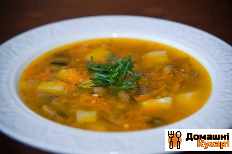 Гречаний суп вегетаріанський