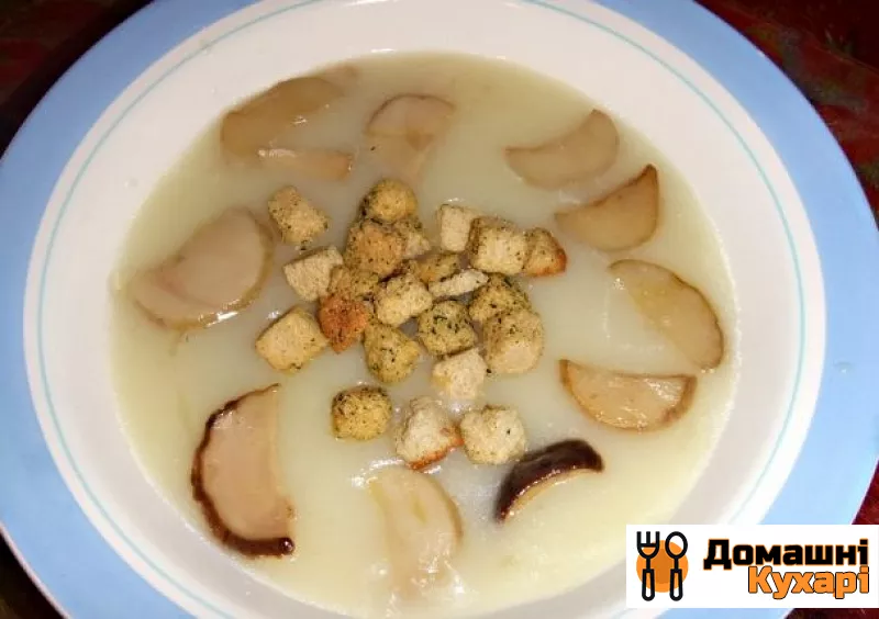 Рецепт Грибний суп-пюре з білих грибів
