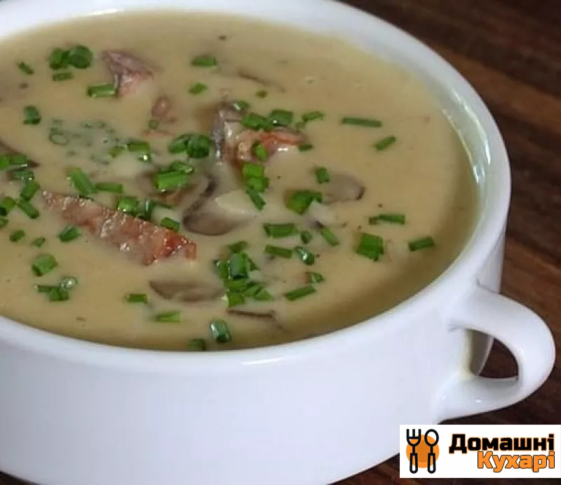 Рецепт Грибний суп з вершками