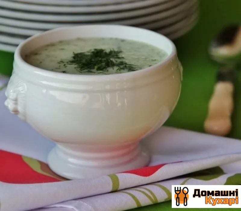 Рецепт Холодний суп з огірком