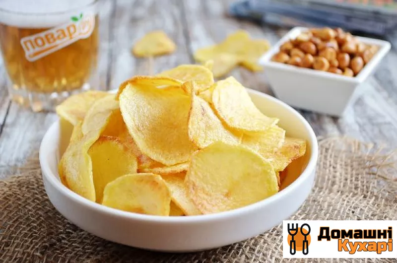 Рецепт Хрусткі картопляні чіпси
