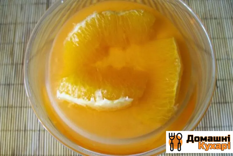 Рецепт Желе з апельсинового соку