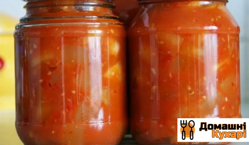 Рецепт Кабачки, смажені в томаті, на зиму