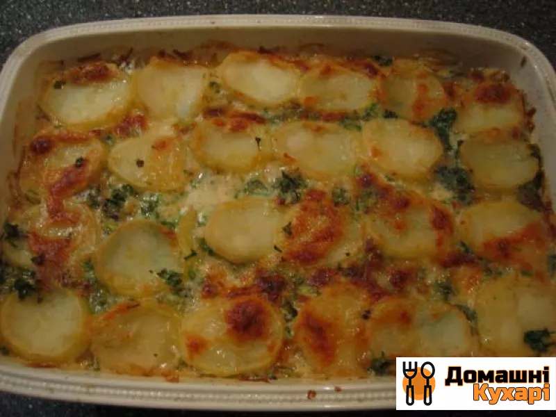Рецепт Картопля з плавленим сиром