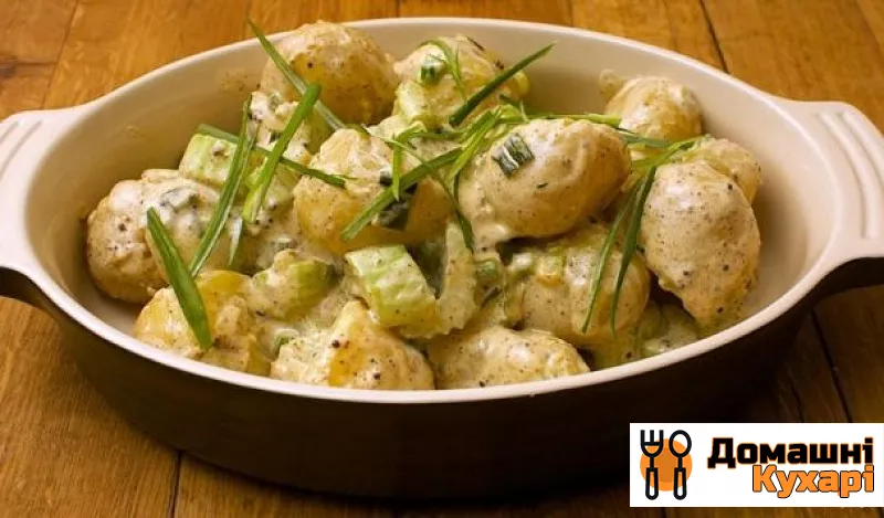 Рецепт Картопляний салат з бруквою