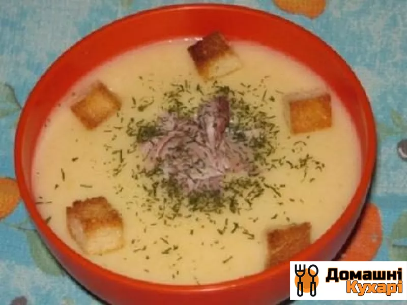 Рецепт Картопляний суп-пюре з сиром