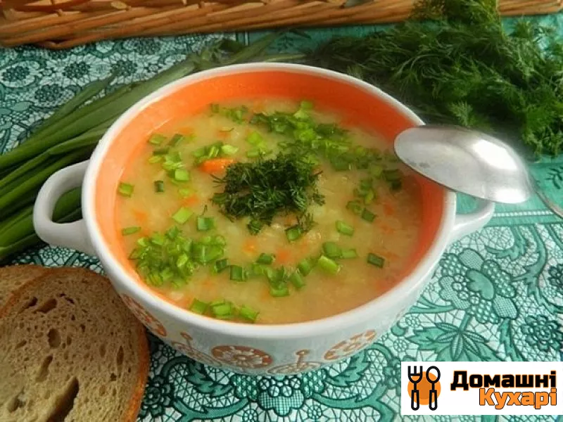 Рецепт Картопляний суп-толчeнка з квашеною капустою
