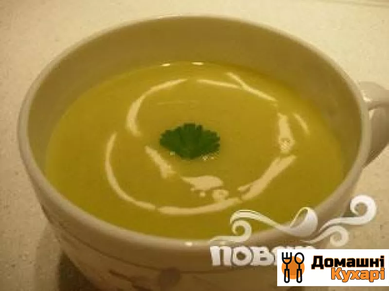 Рецепт Картопляний суп з цибулею-порей