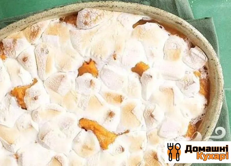 Рецепт Кассероль з солодкої картоплі з зефіром