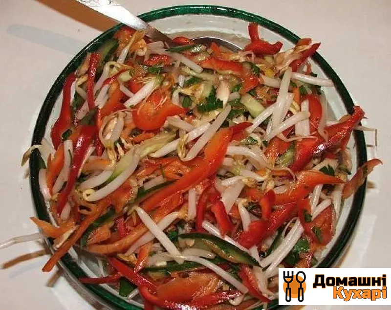 Рецепт Китайський салат з креветками