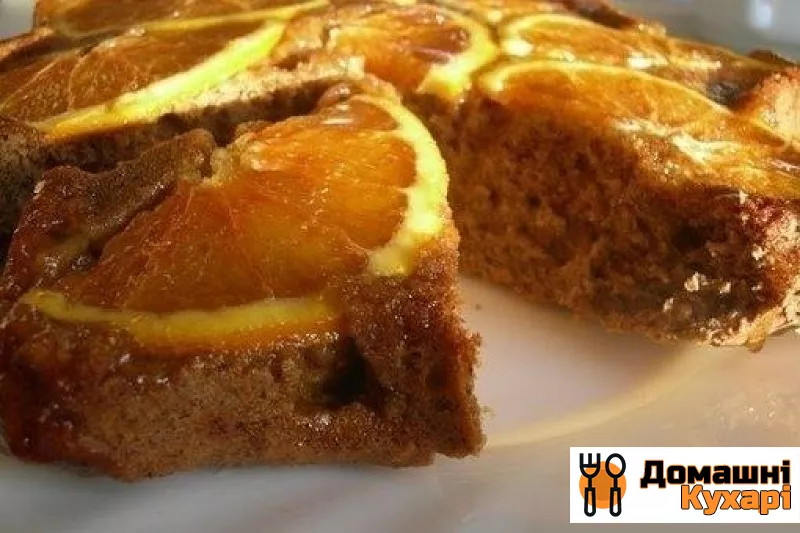 Рецепт Кавовий пиріг з апельсинами