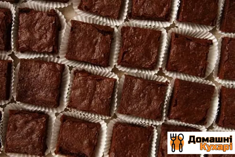 Рецепт Кавово-шоколадні тістечка з волоськими горіхами