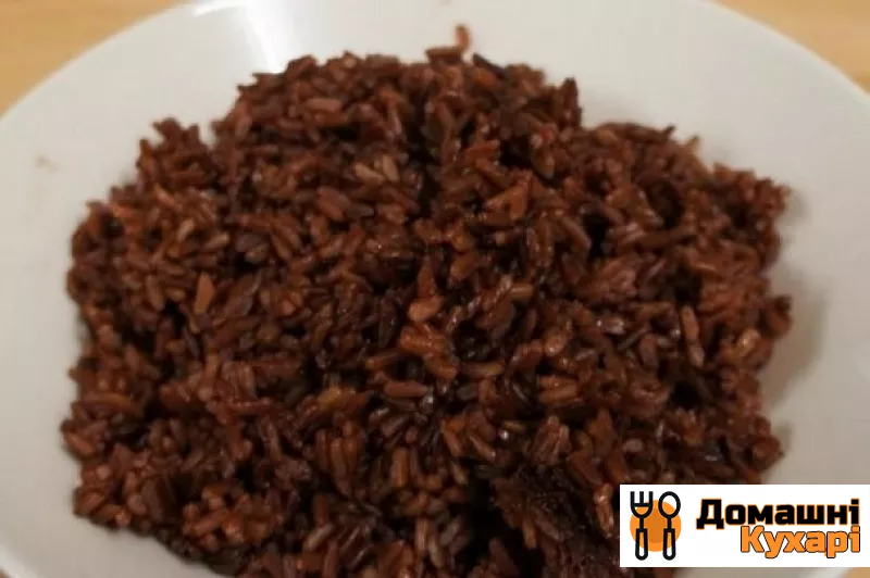 Рецепт Коричневий рис на сковороді